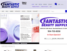 Tablet Screenshot of fantasticbeautysupply.com